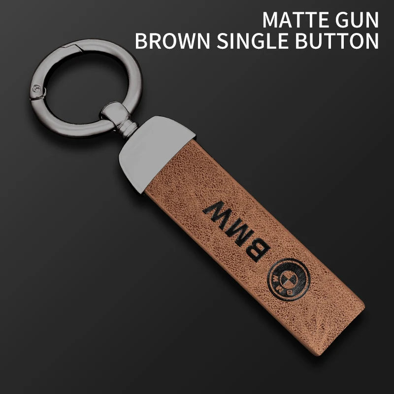 Beamer Leather Key Fob Case