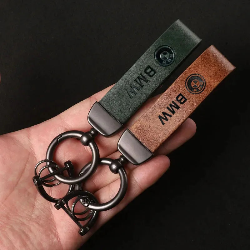 Beamer Leather Key Fob Case