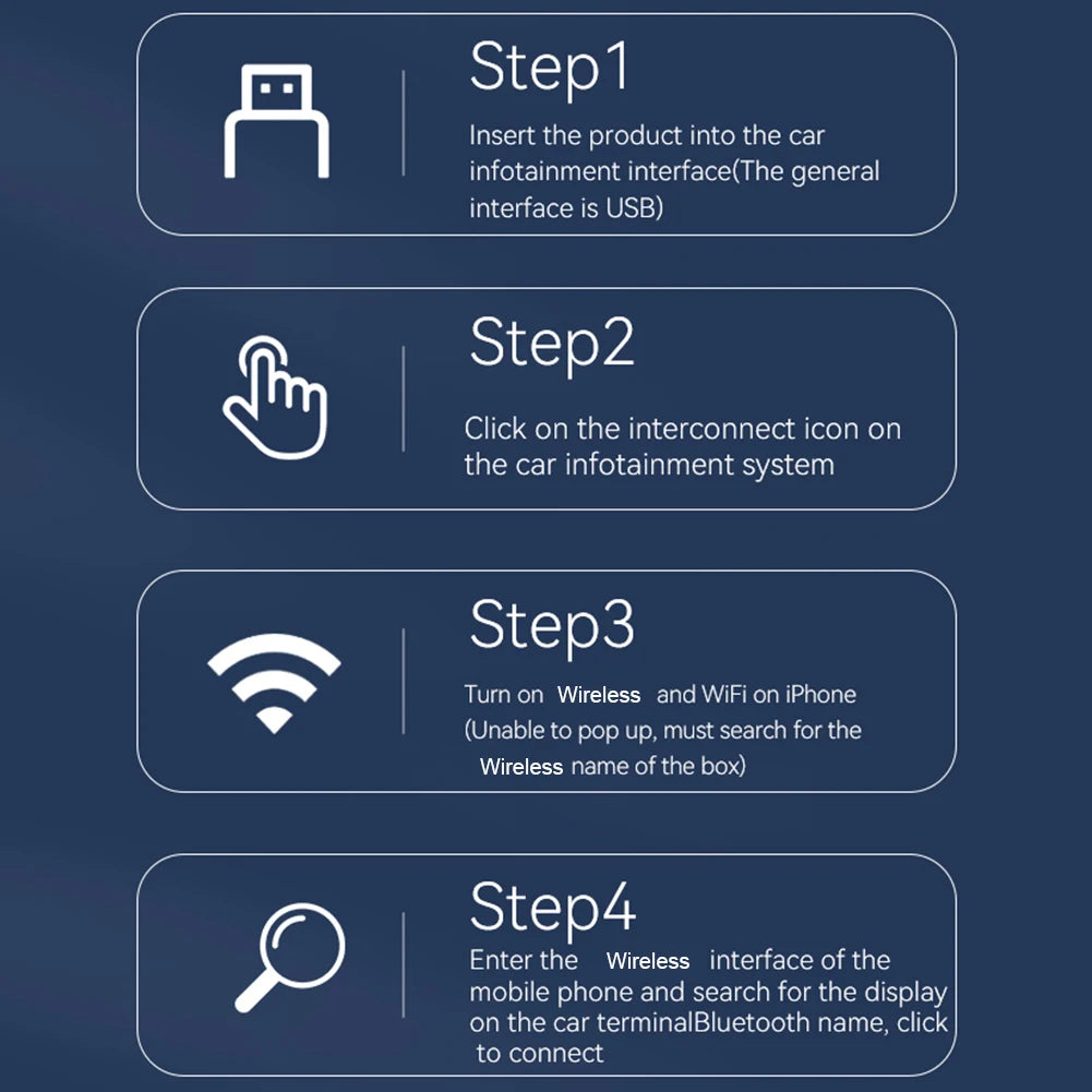 Wireless Carplay & Android Auto Adapter
