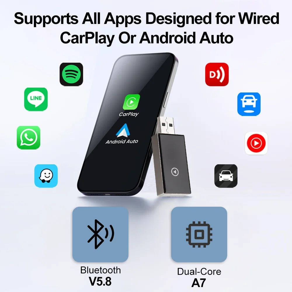 Mini Wireless Carplay / Android Auto Box