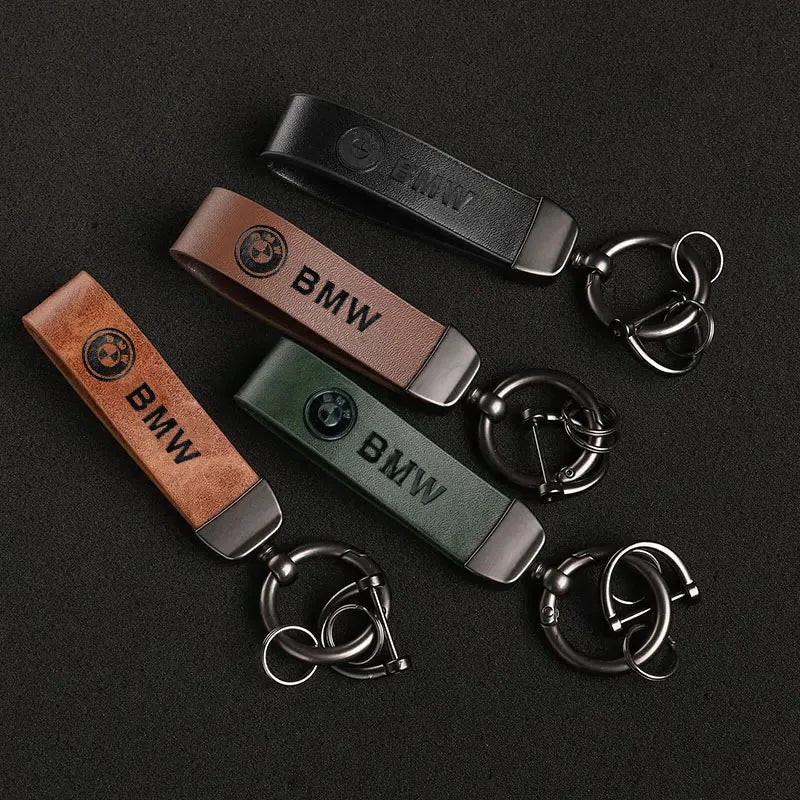 Beamer Leather Key Fob Case