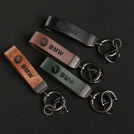 Beamer Leather Key Fob Case